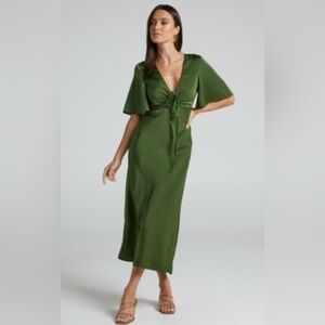 Midi Dress in Olive